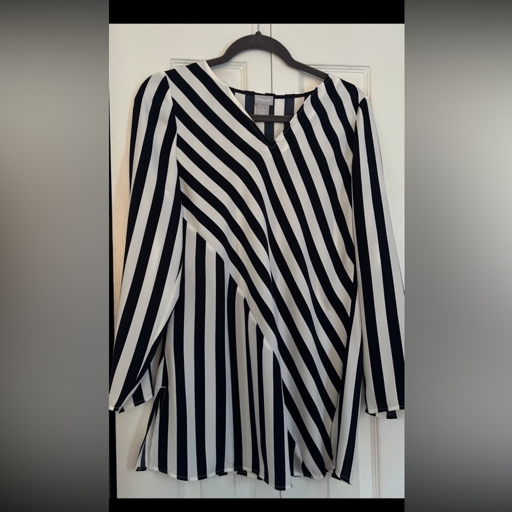 Chico’s Boutique blouse with tags!  Never worn, beautiful blouse!